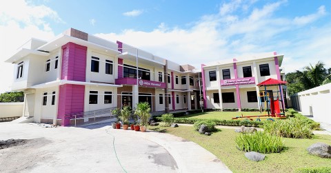 Children International community center and youth resource center buildings in the Philippines