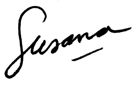 Susana's signature