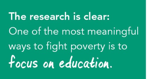 a green background with a quote about the research is clear one of the most meaningful