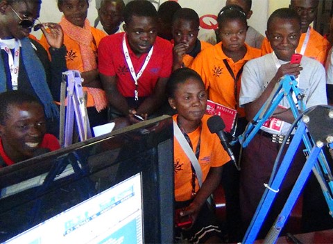 The Community Your Reporters in Lusaka visit a local radio station