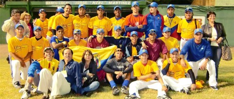 Ecuador national baseball team photo in 2011. 