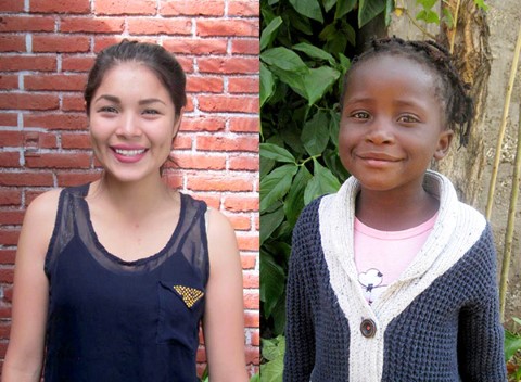 Cynthia apadrina a Tania (18 años) en México y Elizabeth (5 años) en Lusaka. 