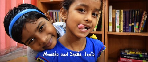 Sneha and Monisha portrait 