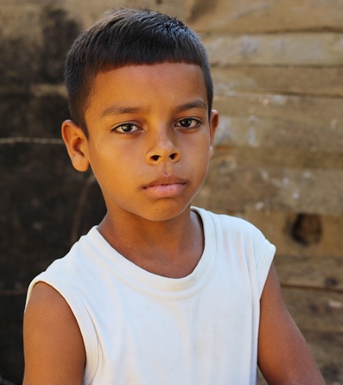 Adrian is 9 and lives in Colombia