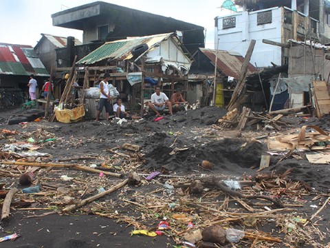 Haiyan was a super typhoon, with sustained winds of at least 150 mph. 