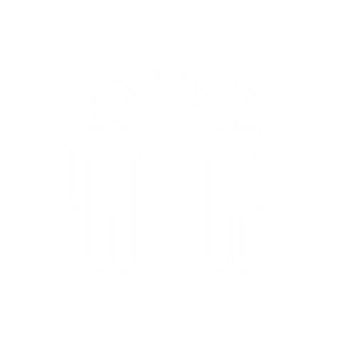 icon of two people holding a heart up