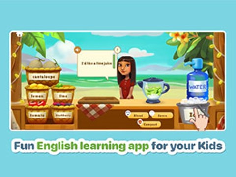 a screen shot of a child's learning app