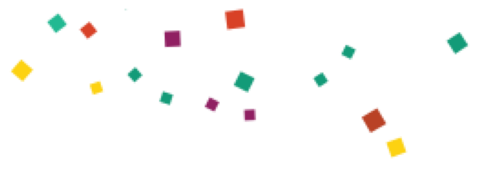 colorful confetti | confeti de colores