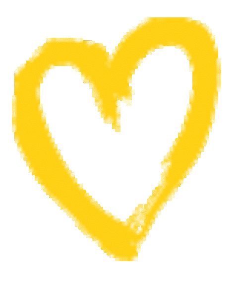 yellow heart graphic