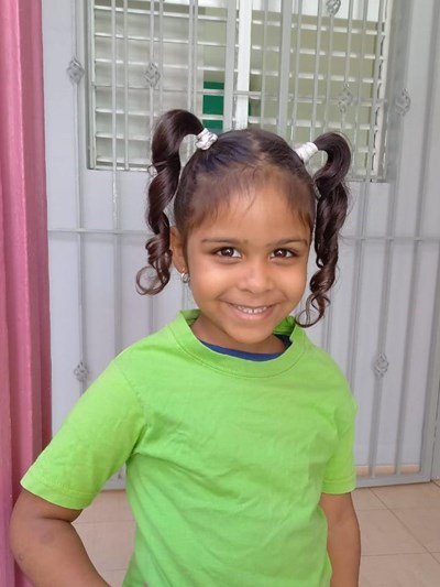 Help Danyelis Rossiel by becoming a child sponsor. Sponsoring a child is a rewarding and heartwarming experience.